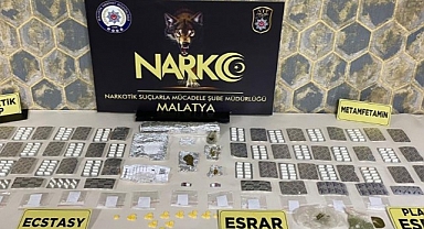 Malatya'da uyuşturucu operasyonu: 13 tutuklama
