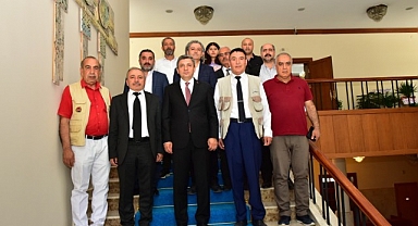 Malatya Gazeteciler Cemiyeti Yönetiminden Vali Şahin'e Hayırlı Olsun Ziyareti
