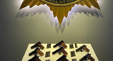 Malatya'da Silah Ticaretine 2 Gözaltı