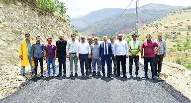 Yeşilyurt'ta yol düzenleme çalışmaları