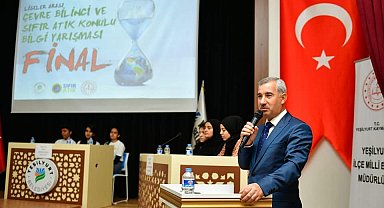 Yeşilyurt'ta Çevre Konulu Bilgi Yarışmasının Ödülleri Dağıtıldı