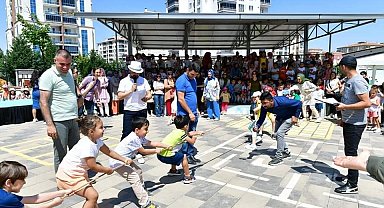 Yeşilyurt'ta 'minikler yarışıyor' programına ilgi