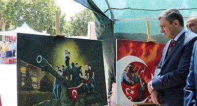 15 Temmuz karma resim ve fotoğraf sergisi açıldı