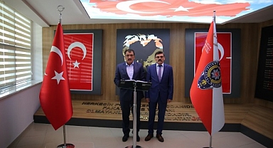 Başkan Gürkan'dan Emniyet Müdürü Dağdeviren'e övgü