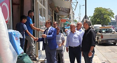 Başkan Keskin’den Esnaflara Bayram Ziyareti