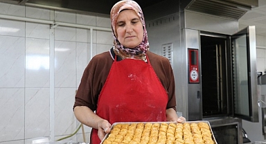 Ev baklavasında bayram yoğunluğu