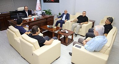 Güder'den İl Sağlık Müdürü Berk'e hayırlı olsun ziyareti