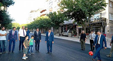 Gürkan İpek Caddesi'nde incelemelerde bulundu