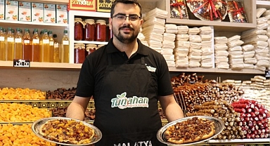 Kayısıdan pizza yaptı