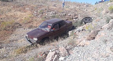 Otomobil şarampole uçtu: 3 yaralı