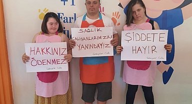 Özel sporculardan sağlık çalışanlarına destek