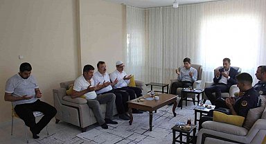 Şehit aileleri ve gaziler bayramda unutulmadı