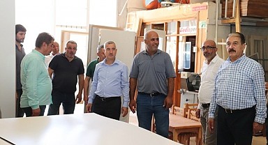Başkan Keskin’den Sanayi Esnafına Ziyaret