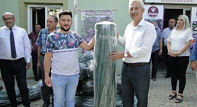 Coğrafi işaretli Mor Reyhan üreticilerine destek