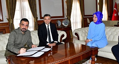 Hayırsever İş İnsanı Alp Utku Yiğitvar ile Okul Protokolü İmzalandı