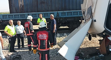 Malatya'da Tren Kazası 1 Yaralı