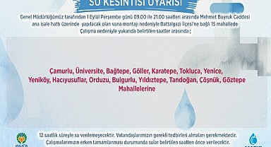 MASKİ Uyardı! 15 Mahallede Su Kesintisi Yaşanacak
