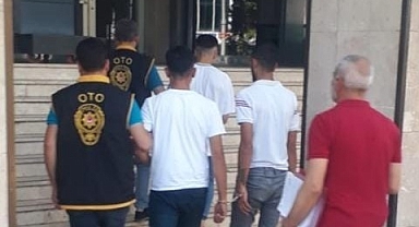 Motosiklet ve kayısı hırsızları yakalandı