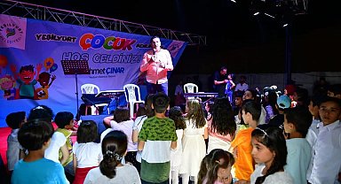 Yeşilyurt çocuk şenliği keyifli anlara sahne oldu