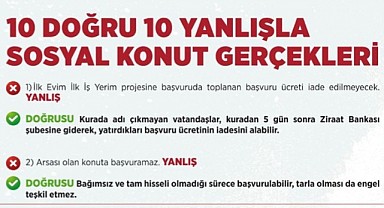 10 Doğru 10 Yanlış ile Sosyal Konut Projesi Gerçekleri
