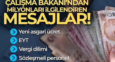 Bakan Vedat Bilgin'den Asgari Ücret ve EYT Açıklaması!