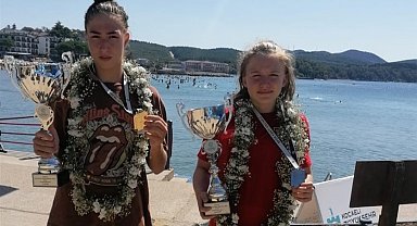 Burcu Naz Narin, Uluslararası Açık Su Yüzmede Birinci Oldu