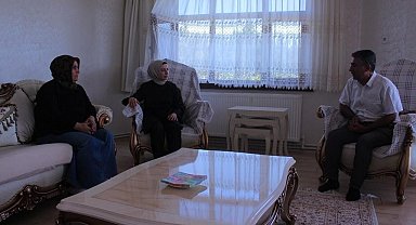  Kaymakam Kutsal Baytak ilk ziyaretini şehit ailesine yaptı 