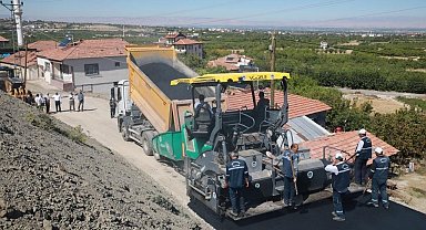 Orduzu'da 5 sokağa daha sıcak asfalt