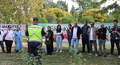 Aday sürücülere son ders Jandarmadan