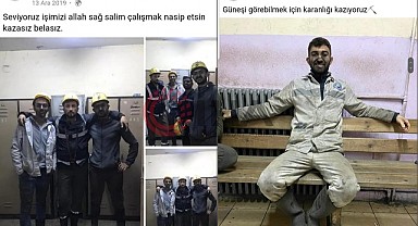 Bartın'daki Patlamada Şehit Olan Madencimizin Paylaşımı Yürekleri Dağladı