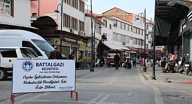 Battalgazi sokaklarında yenileme çalışmaları sürüyor
