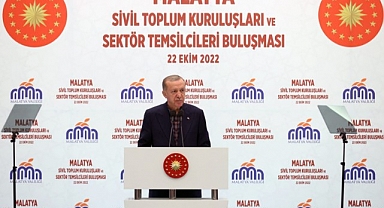 Cumhurbaşkanı Erdoğan; 