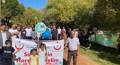 'Her gün 10 bin adım' hedefiyle yürüdüler