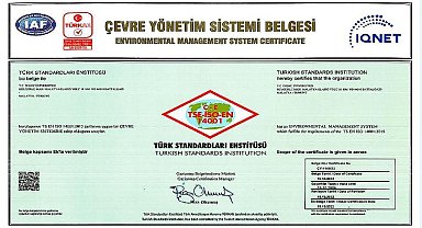 İnönü Üniversitesi'ne Çevre Yönetim Sistemi Belgesi Verildi