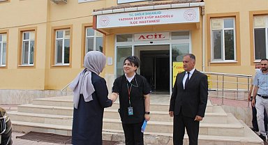 Kaymakam Baytak hastane denetledi