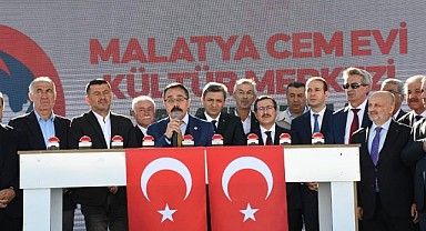 Malatya Cemevi ve Kültür Merkezi Temel Atma Töreni Yapıldı