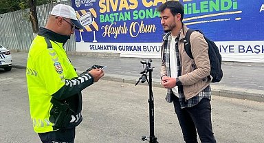 Malatya'da elektrikli scooter denetimi