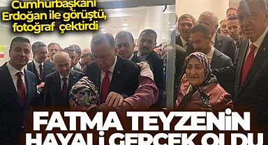 Malatyalı Fatma Teyze'nin Cumhurbaşkanı Erdoğan ile Görüşme Hayali Gerçek Oldu
