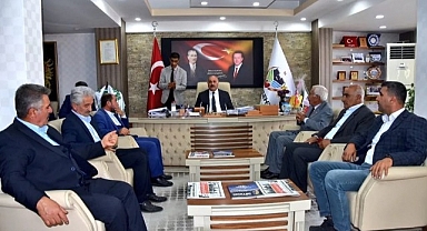 Muhtarlardan Başkan Durali Zelyurt'a Ziyaret