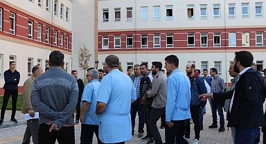 Öğrenci yurdunda tatbikat