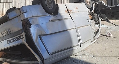 Otomobil viyadükten uçtu: 1 yaralı