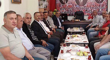 Reşat Erdoğan, iki ilçede vatandaşlarla bir araya geldi