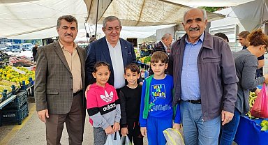 Reşat Erdoğan, Sıtmapınarı, Kiltepe ve İnönü pazarlarını gezdi