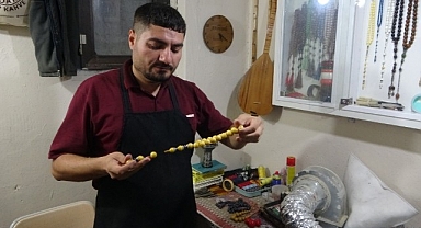 Tespih tutkusu usta yaptı