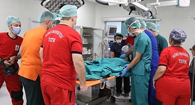 Ameliyathanede yangın tatbikatı