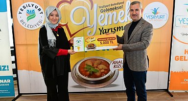 'Analı-kızlı' yemek yarışmasında ödüller sahiplerini buldu