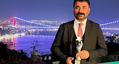 Başkan Mesut Samanlı'ya Yılın En Başarılı il Başkanı Ödülü