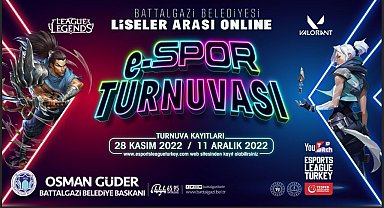 Battalgazi'de ödüllü e-spor turnuvası