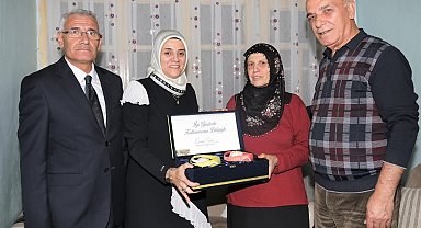 Güder, yarım asırlık çiftin gönüllerine dokundu