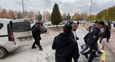 Konya’da hayvana eziyet şüpheliler adliyeye sevk edildi